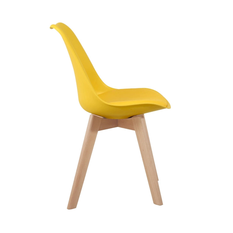 Chaises de salle à manger, chaises de bureau en bois sans roulettes, lot de 2