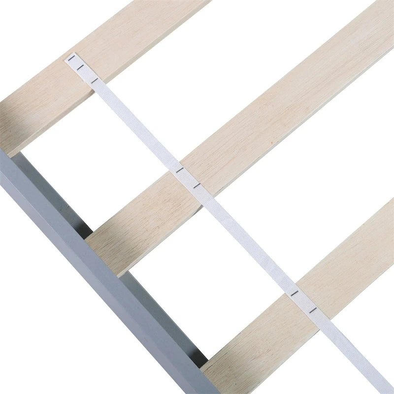 Lit plateforme double en bois Harper &amp; Bright Designs