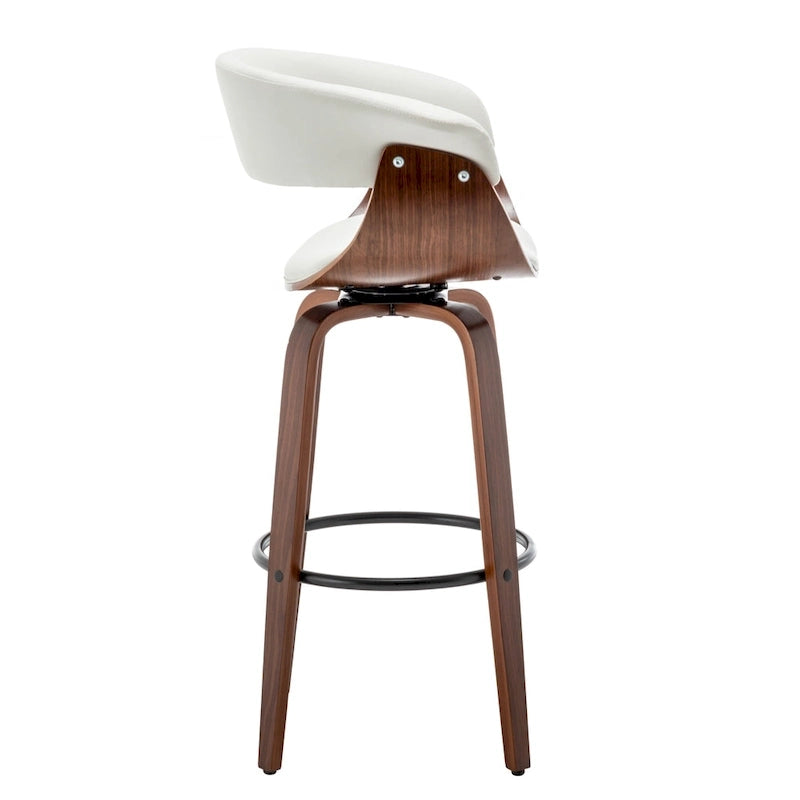 Tabouret de bar moderne rembourré Lalit (lot de 2 tabourets)
