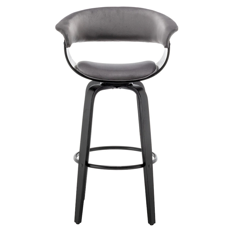 Tabouret de bar moderne rembourré Lalit (lot de 2 tabourets)