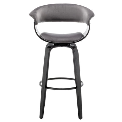 Tabouret de bar moderne rembourré Lalit (lot de 2 tabourets)