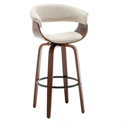 Tabouret de bar moderne rembourré Lalit (lot de 2 tabourets)