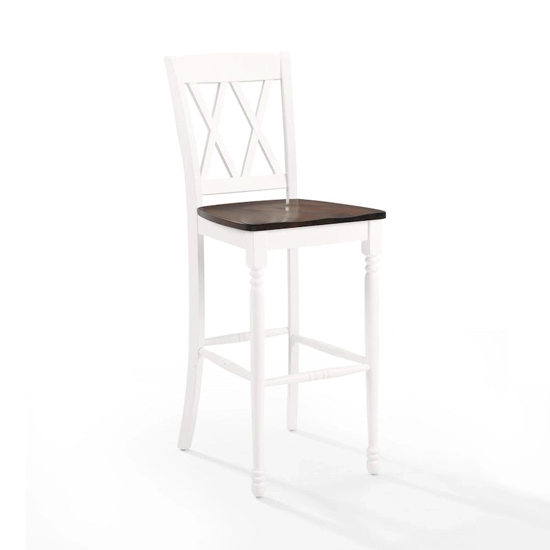 Ensemble de 2 tabourets de bar Crosley Shelby - 45,7 cm (L) x 55,2 cm (P) x 118,1 cm (H)