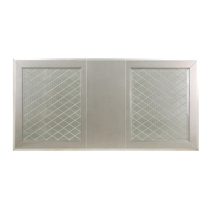 Ensemble de salle à manger 7 pièces Medlee Glam en bois gris de Furniture of America