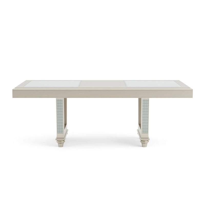 Ensemble de salle à manger 7 pièces Medlee Glam en bois gris de Furniture of America