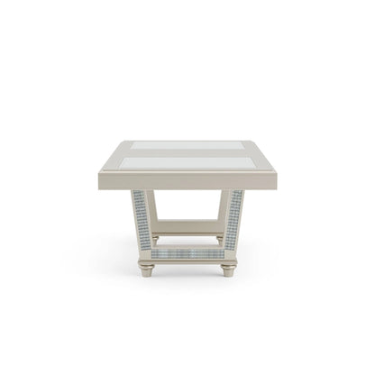 Ensemble de salle à manger 7 pièces Medlee Glam en bois gris de Furniture of America