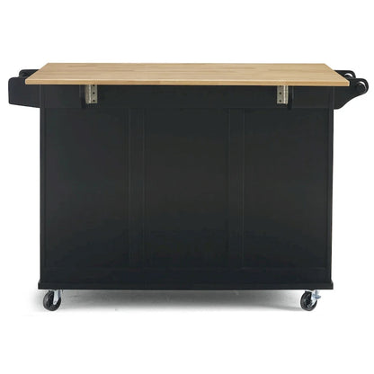 Chariot de cuisine Homestyles Dolly Madison en bois noir - Non disponible