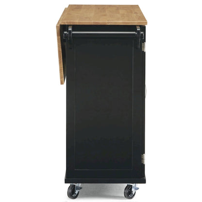 Chariot de cuisine Homestyles Dolly Madison en bois noir - Non disponible
