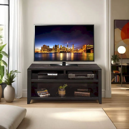 Meuble TV Bridgevine Home Urban Loft 48 pouces pour téléviseurs jusqu'à 55 pouces, aucun assemblage requis, finition moka