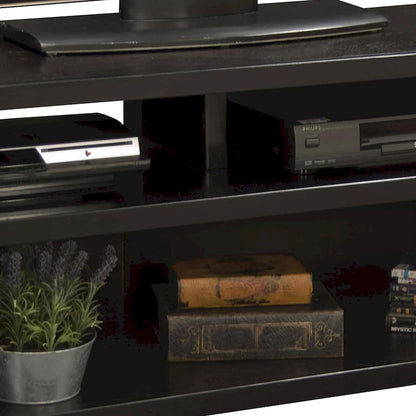 Meuble TV Bridgevine Home Urban Loft 48 pouces pour téléviseurs jusqu'à 55 pouces, aucun assemblage requis, finition moka