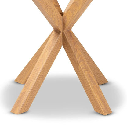 Table d'appoint Carson Carrington Bakaroby en verre et bois