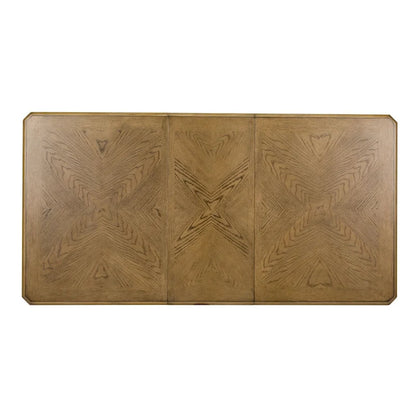 Table à pieds rectangulaires Gray Barn Cumberland Creek couleur muscade et blanc