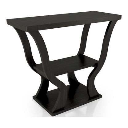 Console DH BASIC Transitional Espresso 39 pouces avec étagère ouverte par Denhour