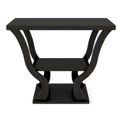 Console DH BASIC Transitional Espresso 39 pouces avec étagère ouverte par Denhour