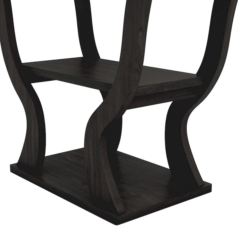 Console DH BASIC Transitional Espresso 39 pouces avec étagère ouverte par Denhour