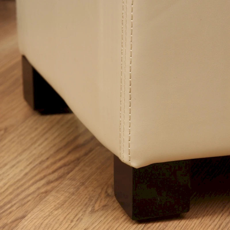 Banc de rangement Tiffany Ariel Ivory