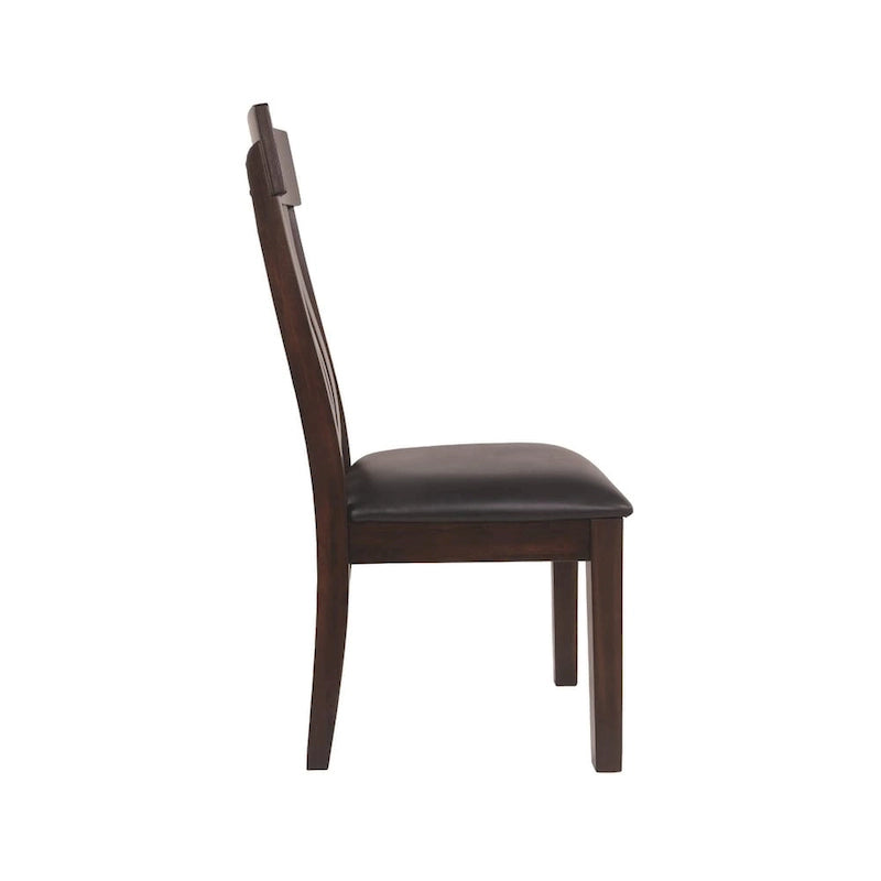 Chaise de salle à manger Haddigan - Lot de 2 - Marron foncé