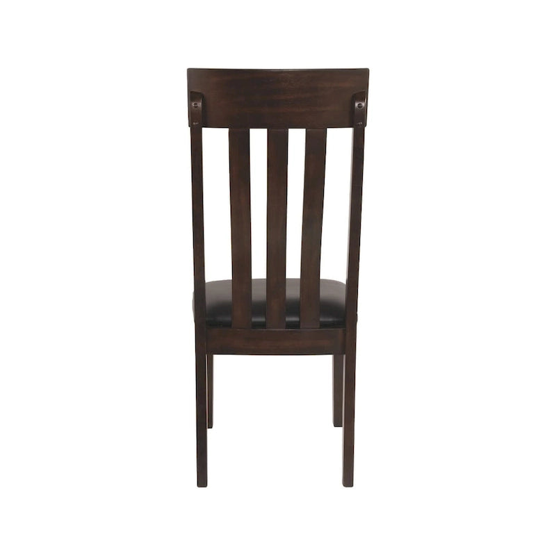Chaise de salle à manger Haddigan - Lot de 2 - Marron foncé
