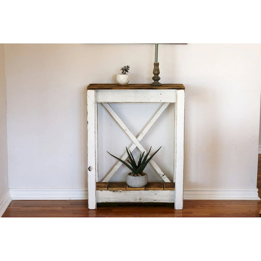 White Combo 28x10x36 X-Back Console