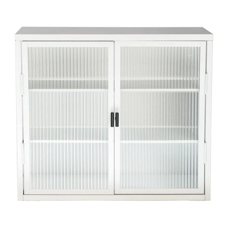 Armoire murale à porte vitrée de style rétro