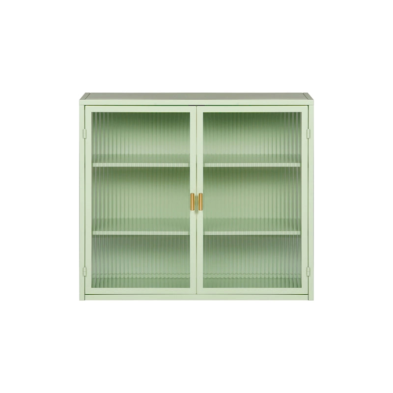 Armoire murale à porte vitrée de style rétro