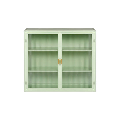 Armoire murale à porte vitrée de style rétro