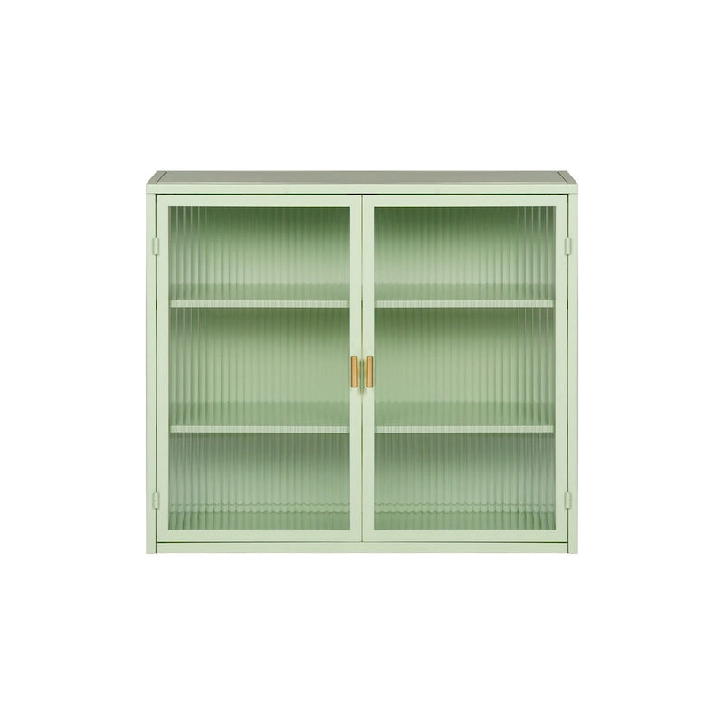 Armoire murale à porte vitrée de style rétro