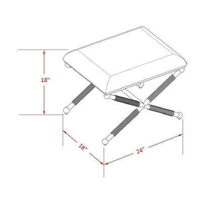 Tabouret d'appoint Ella Boho Campaign