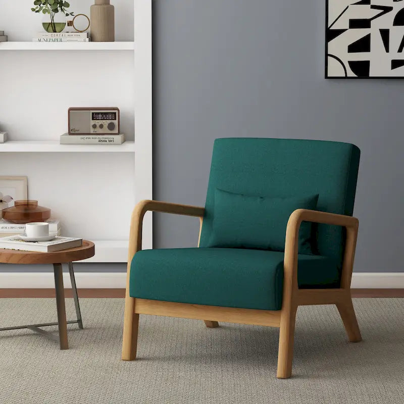 Fauteuil rembourré avec chaises d'appoint modernes et élégantes - 65,5 cm (L) x 73 cm (H) x 82 cm (P)