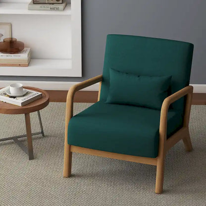 Fauteuil rembourré avec chaises d'appoint modernes et élégantes - 65,5 cm (L) x 73 cm (H) x 82 cm (P)