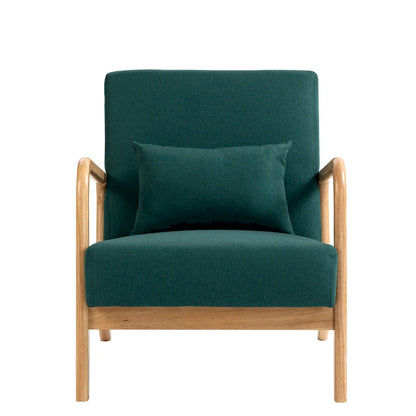 Fauteuil rembourré avec chaises d'appoint modernes et élégantes - 65,5 cm (L) x 73 cm (H) x 82 cm (P)