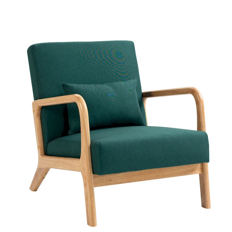 Fauteuil rembourré avec chaises d'appoint modernes et élégantes - 65,5 cm (L) x 73 cm (H) x 82 cm (P)