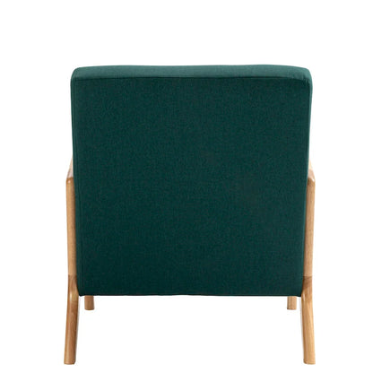 Fauteuil rembourré avec chaises d'appoint modernes et élégantes - 65,5 cm (L) x 73 cm (H) x 82 cm (P)