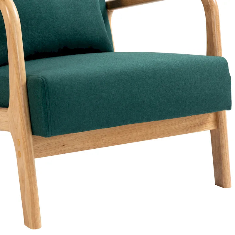 Fauteuil rembourré avec chaises d'appoint modernes et élégantes - 65,5 cm (L) x 73 cm (H) x 82 cm (P)