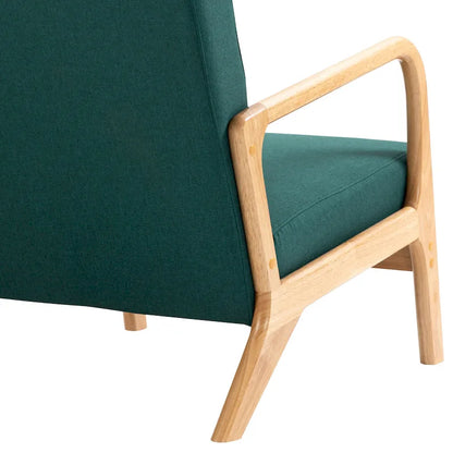 Fauteuil rembourré avec chaises d'appoint modernes et élégantes - 65,5 cm (L) x 73 cm (H) x 82 cm (P)