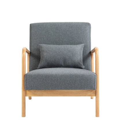 Fauteuil rembourré avec chaises d'appoint modernes et élégantes - 65,5 cm (L) x 73 cm (H) x 82 cm (P)