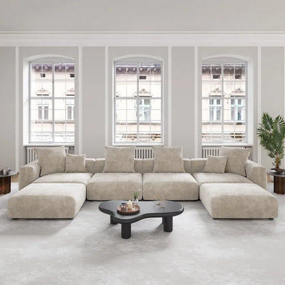 Canapé modulaire en velours côtelé 181