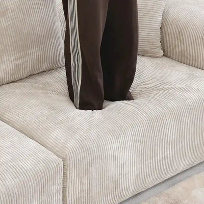 Canapé modulaire en velours côtelé 181