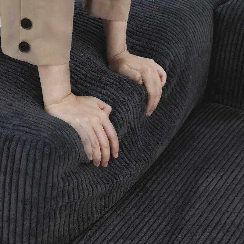 Canapé modulaire en velours côtelé 181