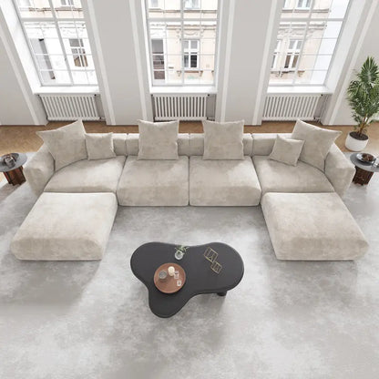 Canapé modulaire en velours côtelé 181