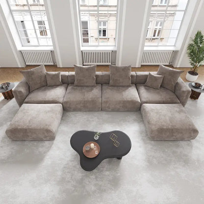 Canapé modulaire en velours côtelé 181