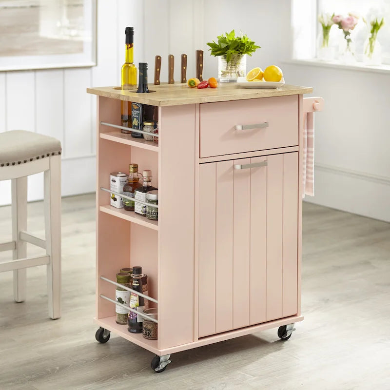 Simple Living Lima Rolling Kitchen Cart