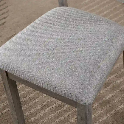 Chaises de salle à manger Bura Farmhouse grises (2 pièces) de Furniture of America