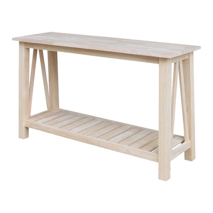 Console/table basse Surrey en bois massif