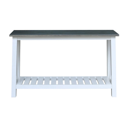 Console/table basse Surrey en bois massif