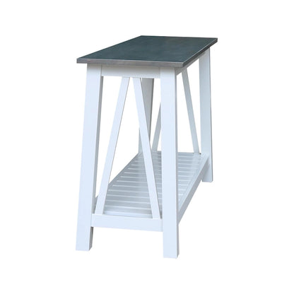 Console/table basse Surrey en bois massif