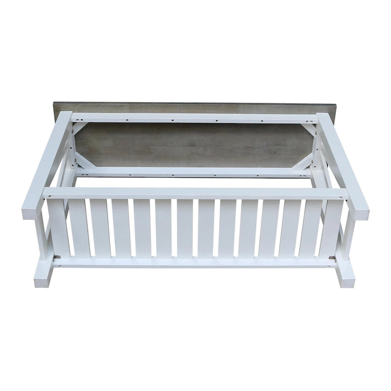 Console/table basse Surrey en bois massif