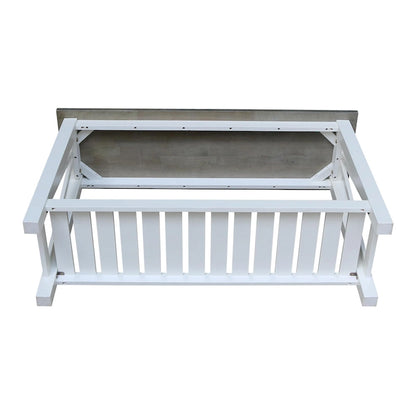 Console/table basse Surrey en bois massif