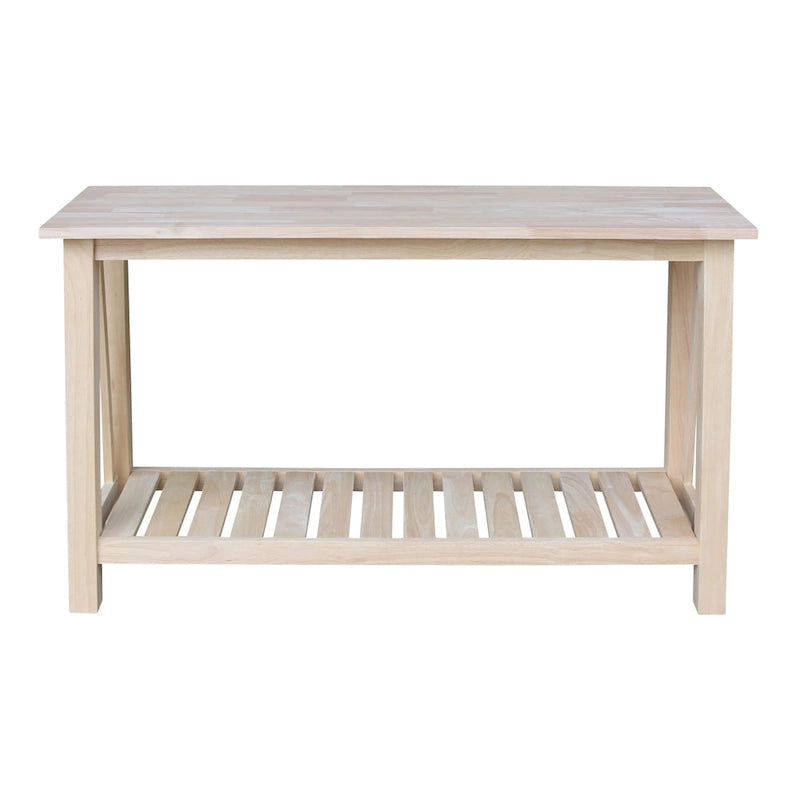 Console/table basse Surrey en bois massif