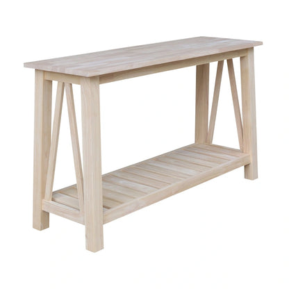 Console/table basse Surrey en bois massif